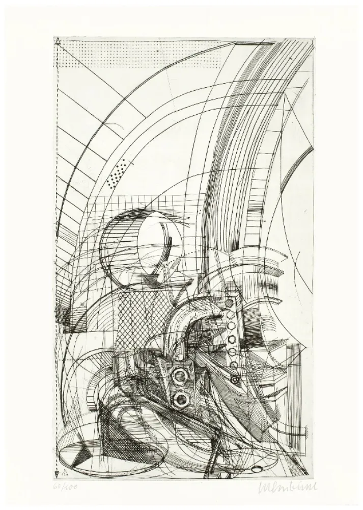 Гравюра Luginbühl - Plan für Pegasus