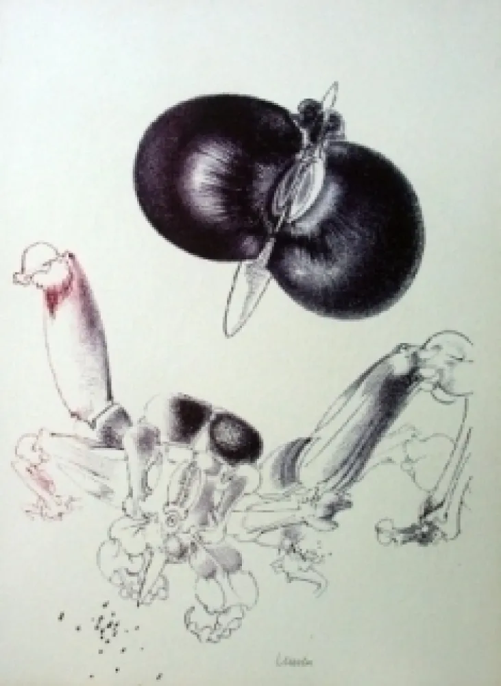 Литография Lunven - Sans titre