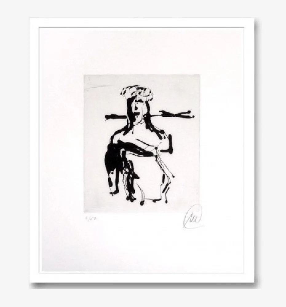 Гравюра Lüpertz - Ohne titel