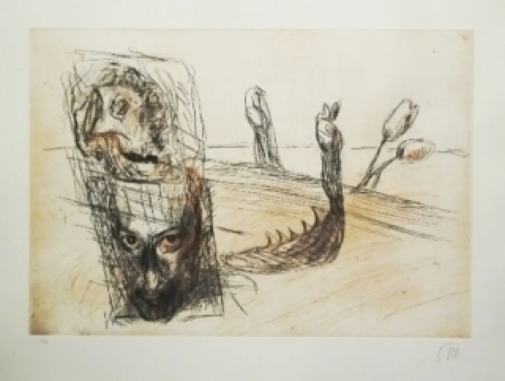 Гравюра Lüpertz - Vanitas 1