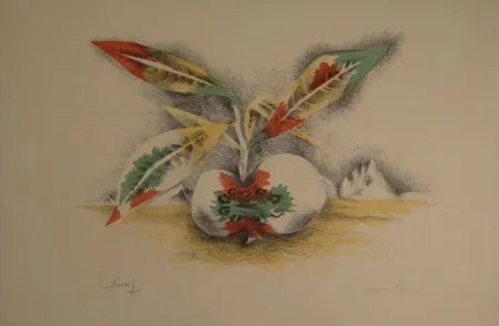 Литография Lurcat - Sang et Vie