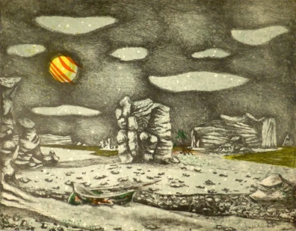 Литография Lurcat - Sant Angelo d’Ischia