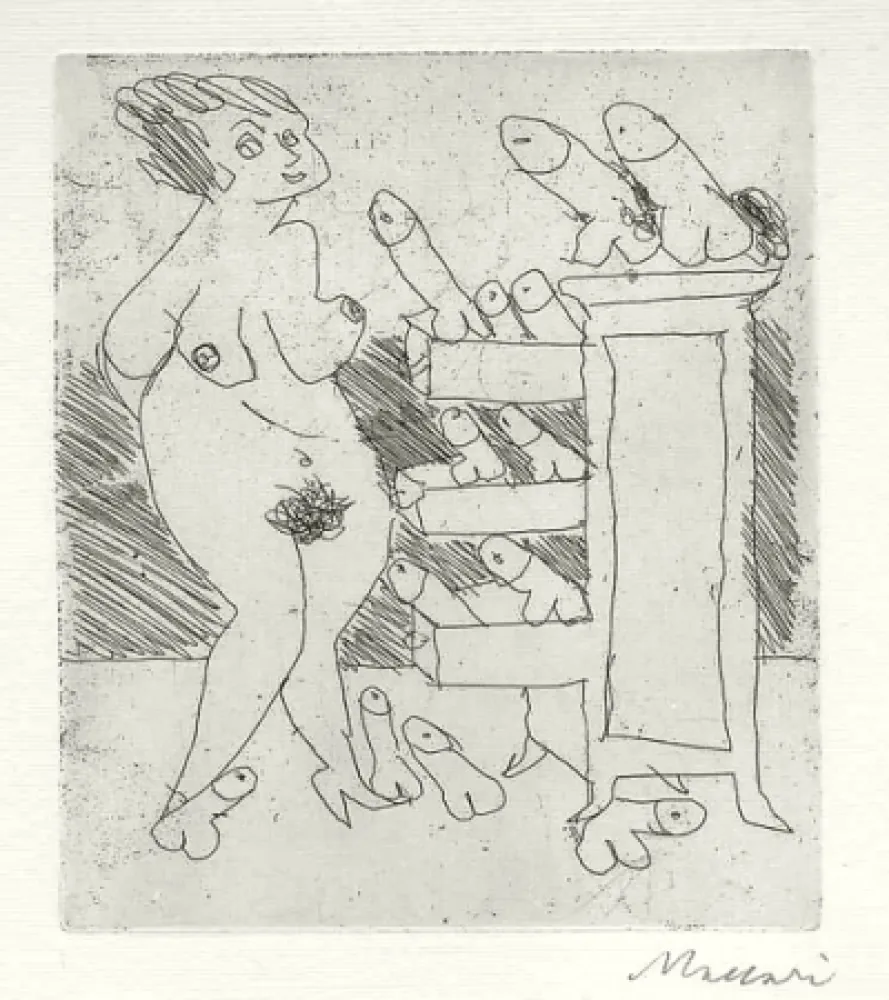 Гравюра Maccari - Senza titolo