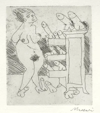 Гравюра Maccari - Senza titolo