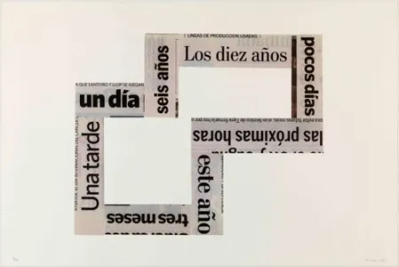 Литография Macchi - Las Horas