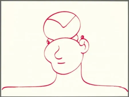 Литография Macías - Rojo 3