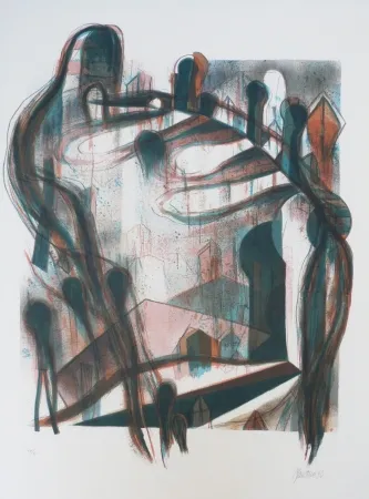 Литография Macotela - Nocturno y sombras