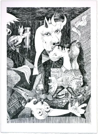 Литография Mad Meg - Gernicouille de Pine d'Assaut 3
