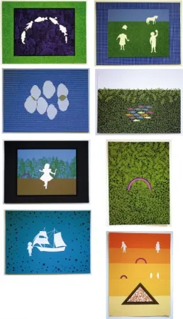 Литография Maglione - Les enfants dans la prairie