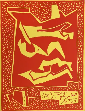 Гравюра На Дереве Magnelli - Composition 66