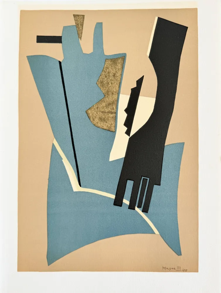 Литография Magnelli - Hommage à San Lazzaro