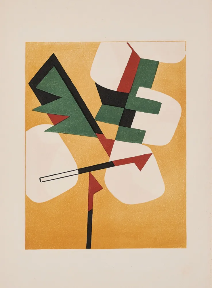 Литография Magnelli - Jean Arp - Alberto Magnelli & Sophie Taeuber-Arp, Aux Nourritures Terrestres, 1950 