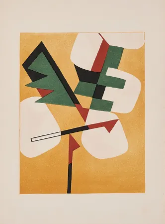 Литография Magnelli - Jean Arp - Alberto Magnelli & Sophie Taeuber-Arp, Aux Nourritures Terrestres, 1950 