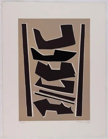 Линогравюра Magnelli - La Ferrage III