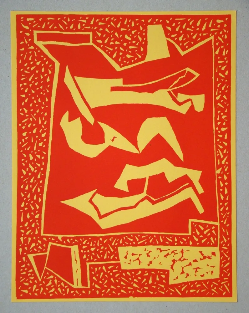 Гравюра На Дереве Magnelli - Sans titre