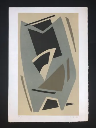 Литография Magnelli - Senza titolo 