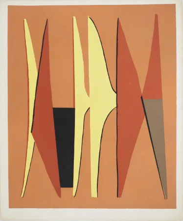 Литография Magnelli - Trois motifs abstraits