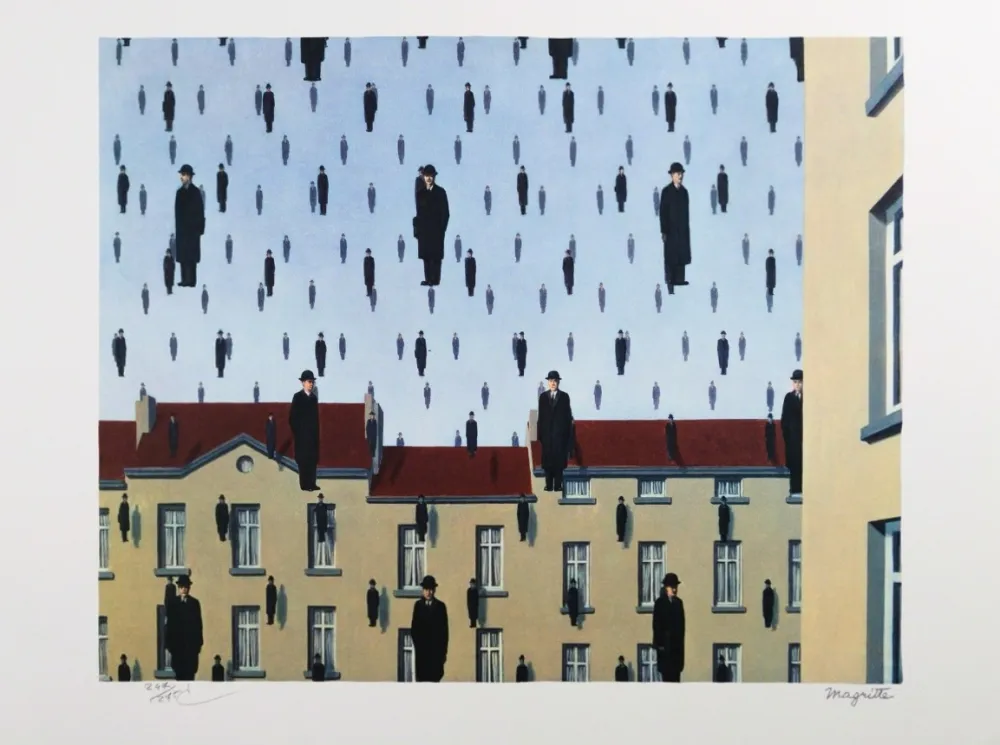 Литография Magritte - Golconde