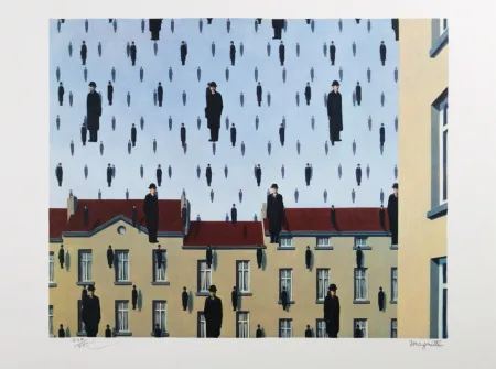 Литография Magritte - Golconde