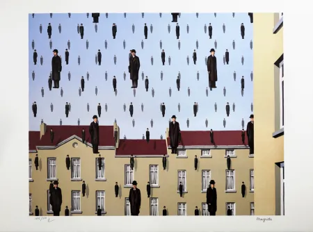 Литография Magritte - Golconde (Golconda)