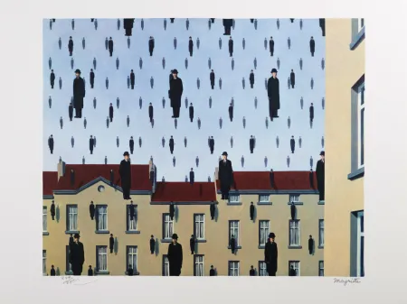 Литография Magritte - Golconde (Golconda)
