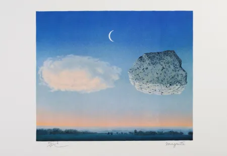 Литография Magritte - La Bataille de Argonne