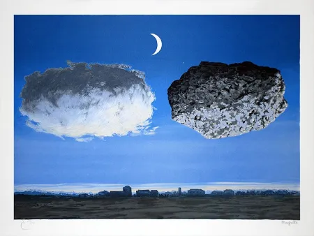 Литография Magritte - La Bataille de l'Argonne