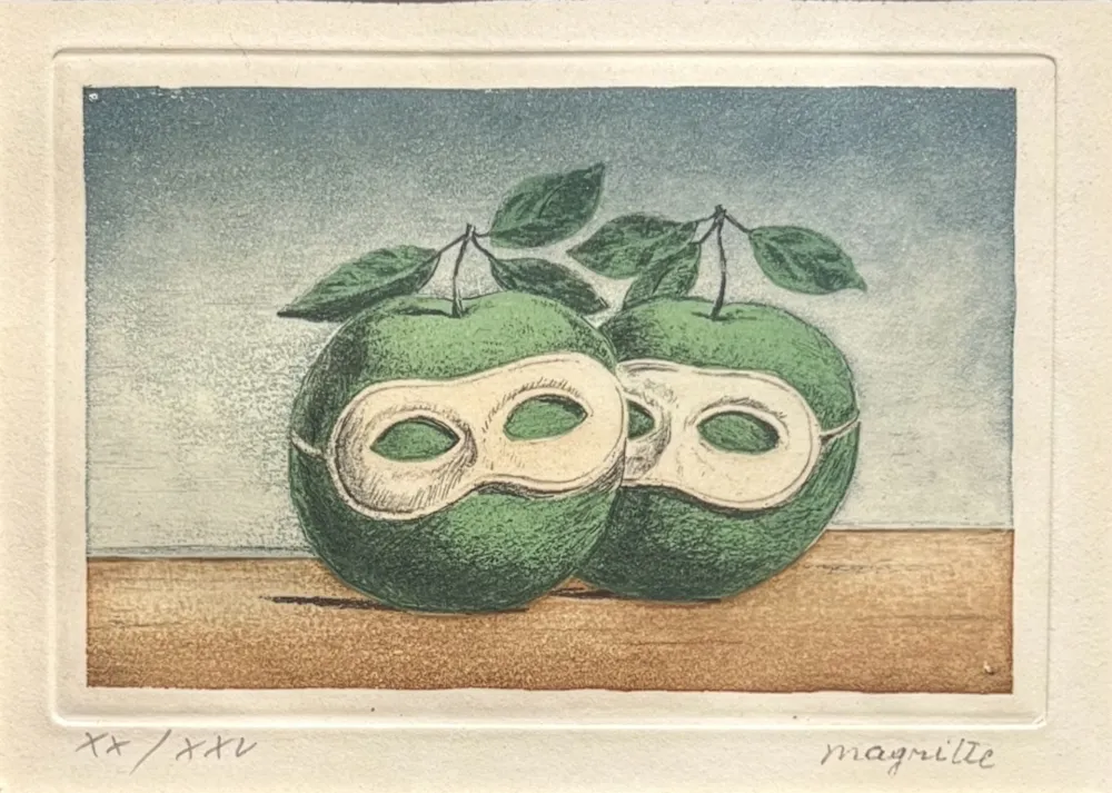 Офорт И Аквитанта Magritte - La Prêtre Marie