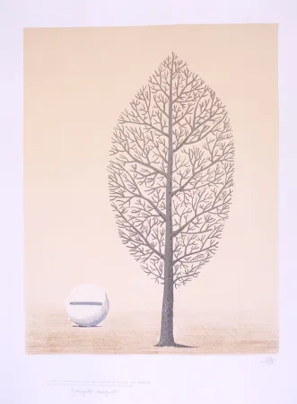 Литография Magritte - La Recherche de l'Absolu - The research of absolute