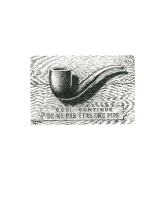 Офорт Magritte - La trahison des images