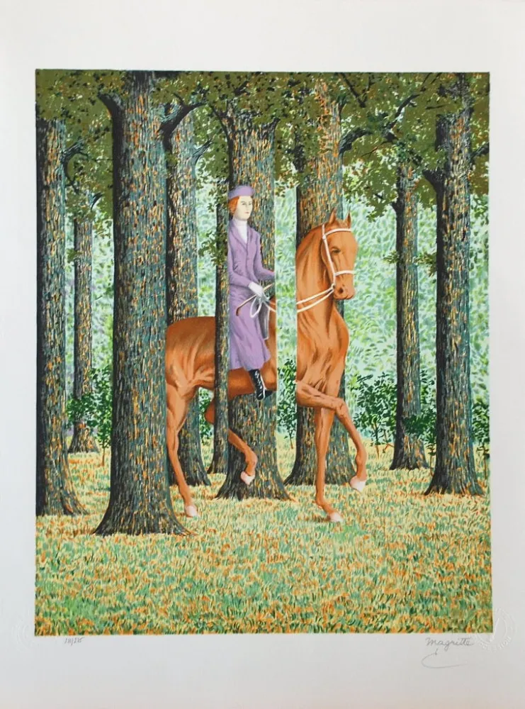 Литография Magritte - Le Blanc-Seing