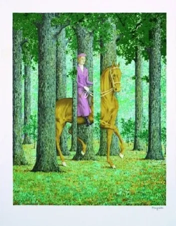 Литография Magritte - Le blanc-seing, 1965