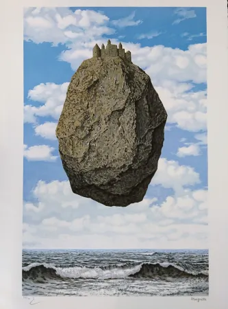 Литография Magritte - Le Château des Pyrénées