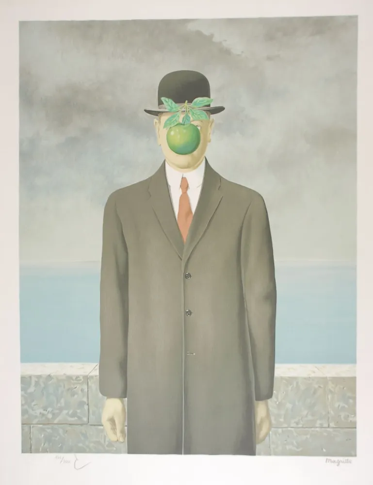 Литография Magritte - Le Fils de l’Homme - The Son of Man