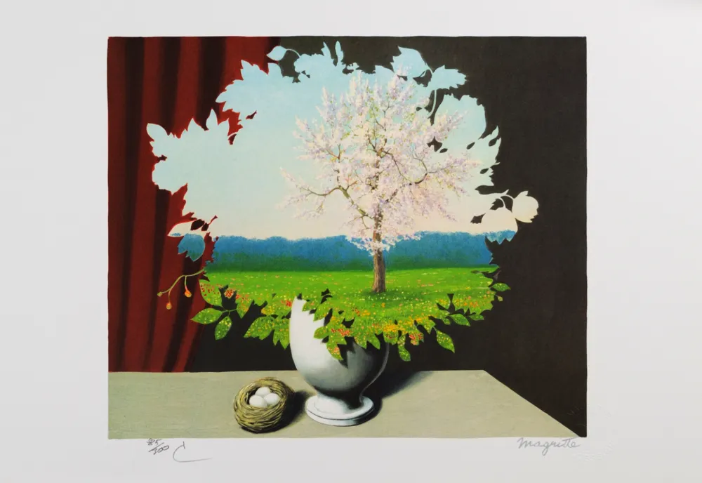 Литография Magritte - Le Plagiat (Plagiary)