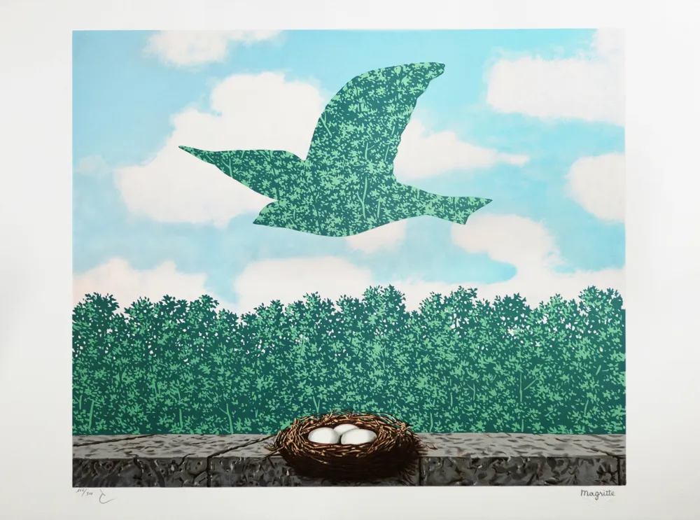 Литография Magritte - Le Printemps (Spring)