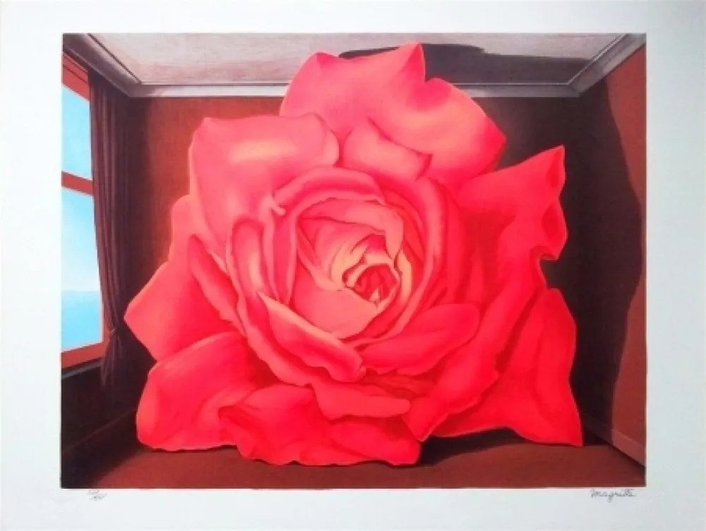 Литография Magritte - Le Tombeau des Lutteurs (the tomb of the wrestlers)