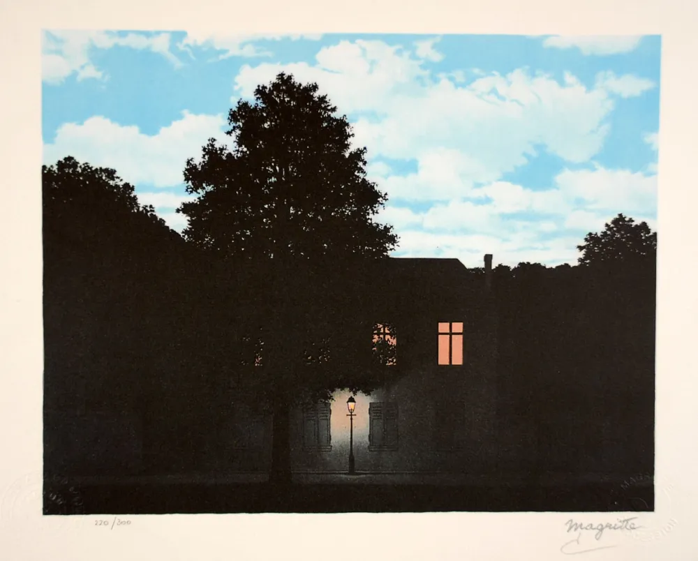 Литография Magritte - L’Empire des Lumières - The Empire of Light