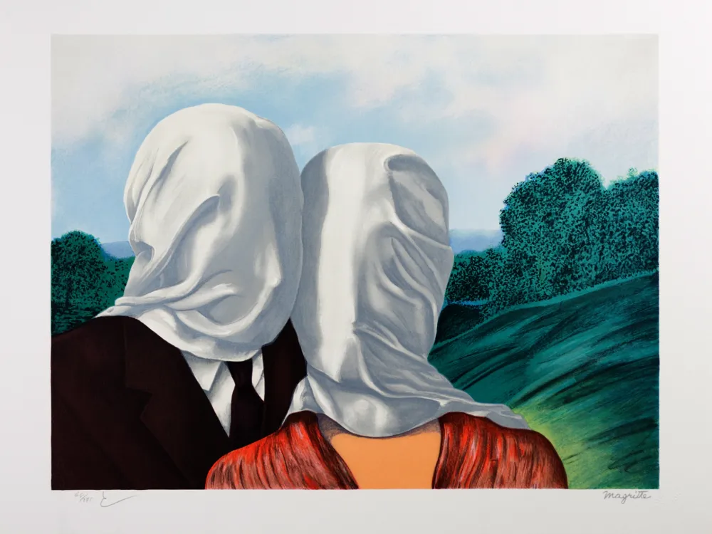 Литография Magritte - Les Amants (The Lovers)