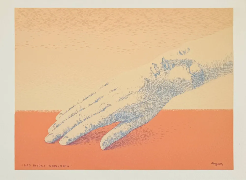Литография Magritte - Les bijoux indiscrets