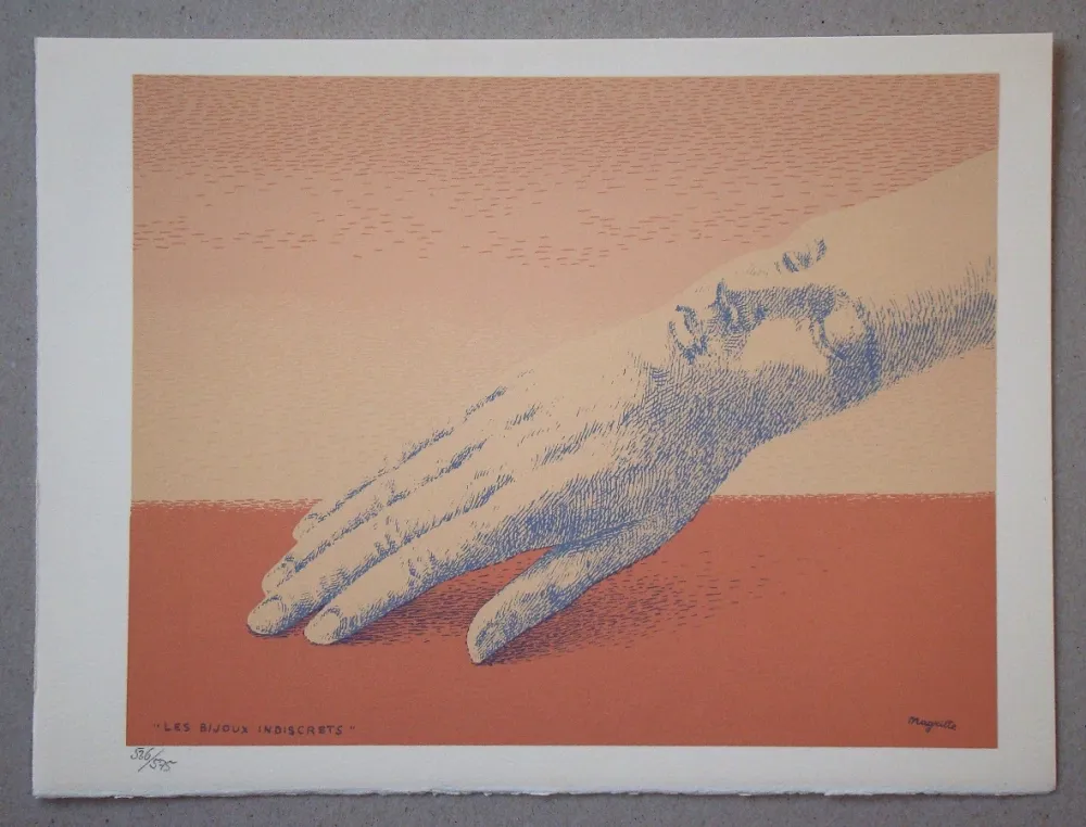 Литография Magritte - Les bijoux indiscrets, 1963