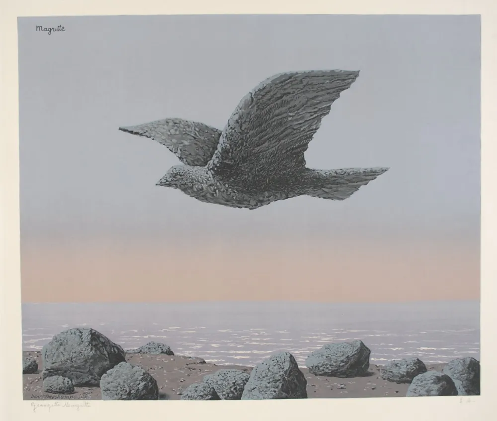 Литография Magritte - L'Idole - Rock Bird