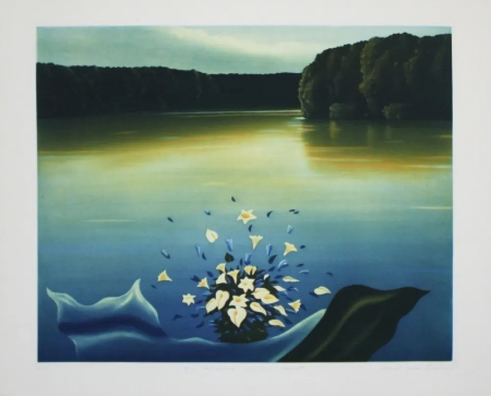 Офорт И Аквитанта Maibaum - Ein Frühling ist wie ein Herbst