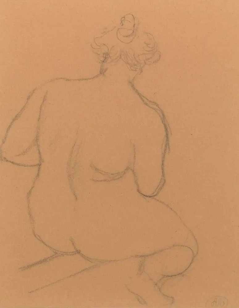 Нет Никаких Технических Maillol - Femme nue de dos, accroupie