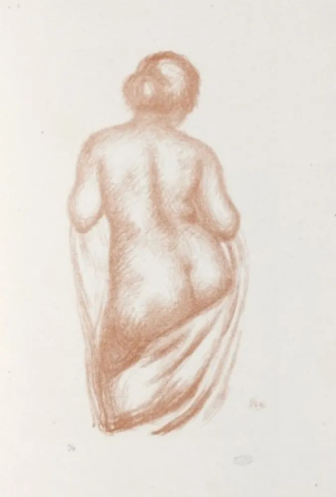Литография Maillol - Maîtres et petits maîtres d'aujourd'hui.  Aristide Maillol, Sculpteur et Lithographe. 