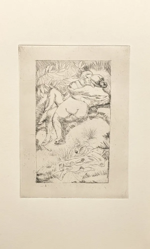 Гравюра Maillol - Untitled, from Livret de Folastries