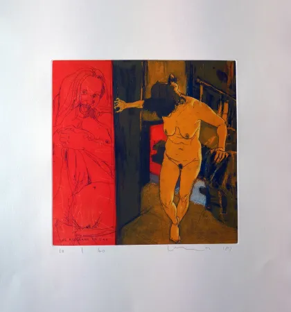 Офорт И Аквитанта Mair - Se recourbe en Lyre