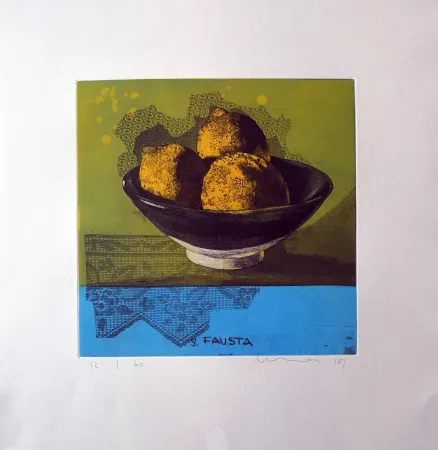 Офорт И Аквитанта Mair - S.Fausta