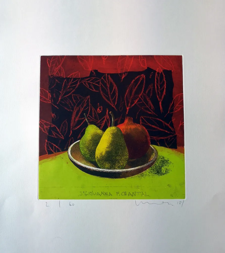 Офорт И Аквитанта Mair - S.Giovanna F.Chantal