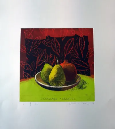 Офорт И Аквитанта Mair - S.Giovanna F.Chantal